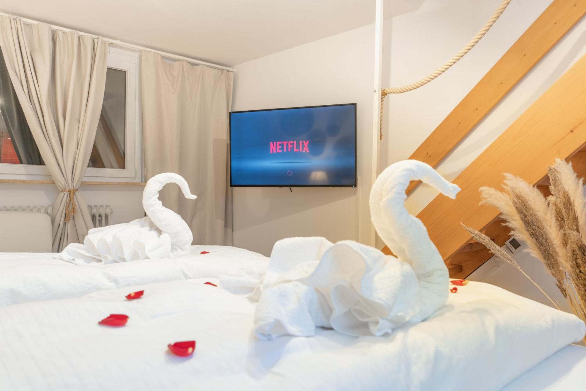 Seeblick-Oase Istayunixi Seenaehe-Sauna-Balkon-Netflix-Parkplatz Ohningen Exteriér fotografie