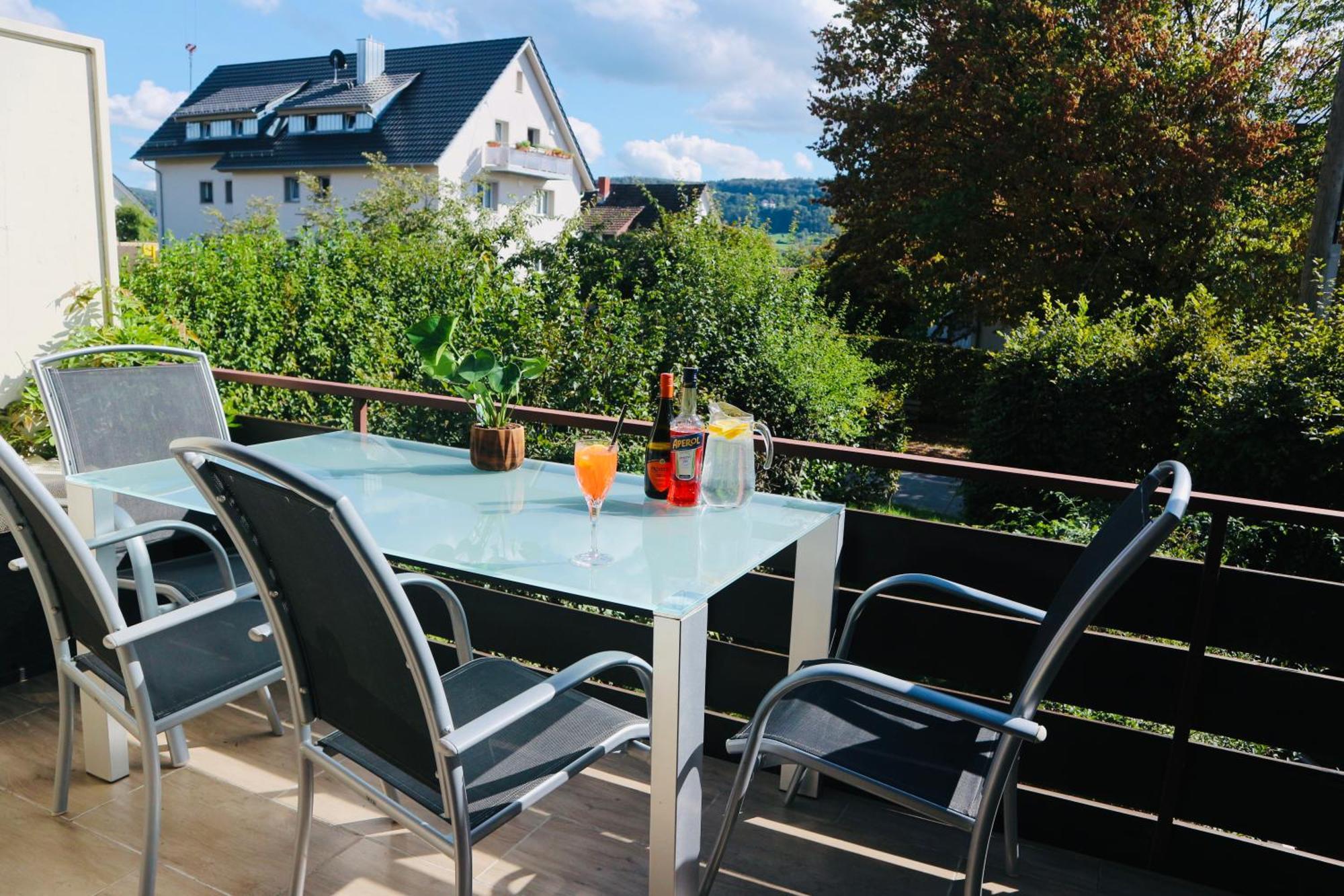 Seeblick-Oase Istayunixi Seenaehe-Sauna-Balkon-Netflix-Parkplatz Ohningen Exteriér fotografie